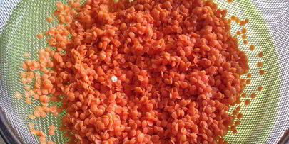 густой суп из красной чечевицы