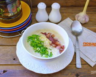 Картофельный суп с дымком