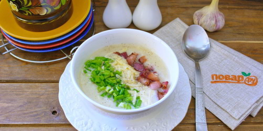 Рецепт картофельный суп с дымком