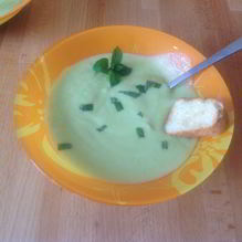 Рецепт Крема-супа из цукини с кокосовым молоком