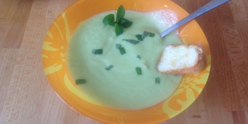 Рецепт крем-суп из цукини с кокосовым молоком