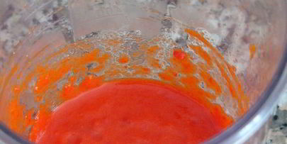 крем-суп из тыквы с красным перцем