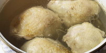 куриный суп с клецками