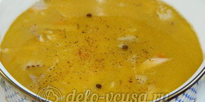 куриный суп с лимоном