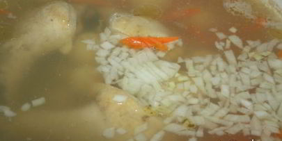 куриный суп с молодым картофелем