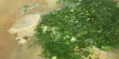 куриный суп с молодым картофелем