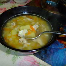 Рецепт Легкий куриный суп