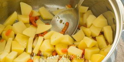 легкий суп с дымком