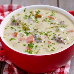 Луковый суп с фаршем