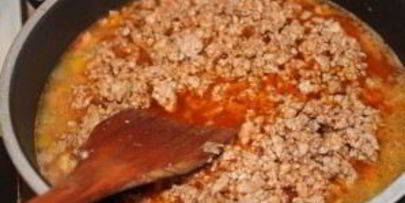 мексиканский суп с фаршем