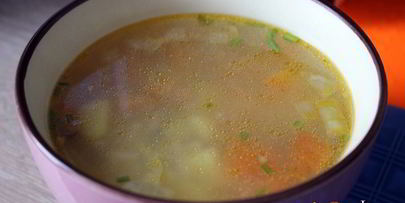 мясной суп с рисом актавика микс