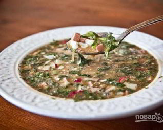 Окрошка на квасе