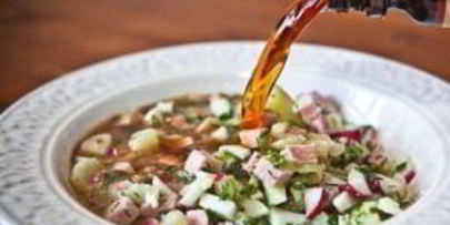 окрошка на квасе