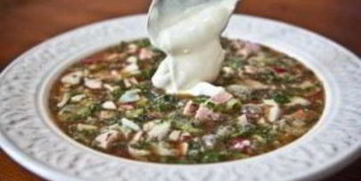 окрошка на квасе