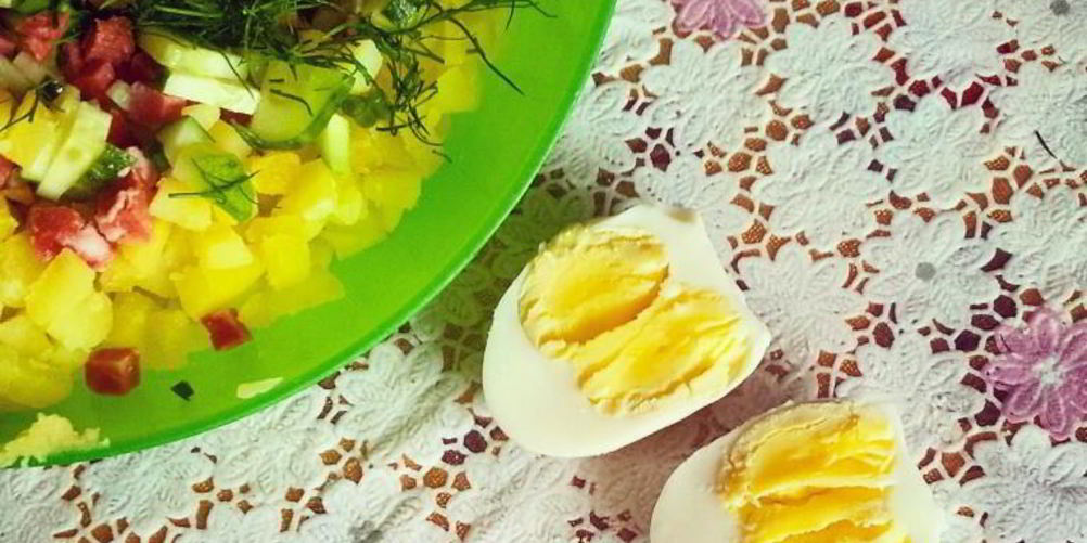 Рецепт окрошка на сыворотке