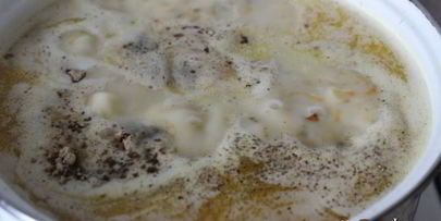 польский суп с маринованными огурцами