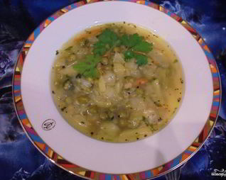 Постный суп из овощей