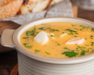 Рыбный суп с булгуром