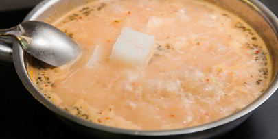 рыбный суп с булгуром