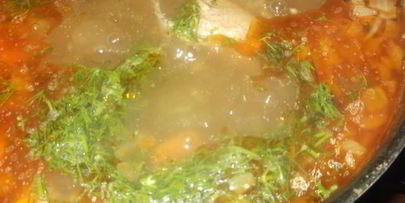 рыбный суп с горбушей