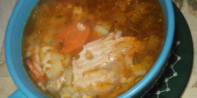 рыбный суп с горбушей