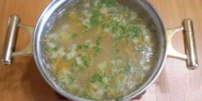 рыбный суп с вермишелью