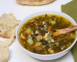 Щавелевый суп без мяса