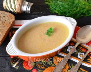 Сливочный суп из горбуши
