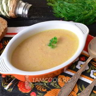 Сливочный суп из горбуши