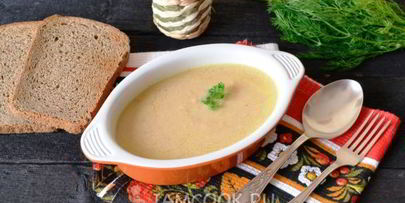 сливочный суп из горбуши