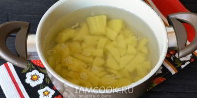 сливочный суп из горбуши