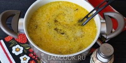 сливочный суп из горбуши