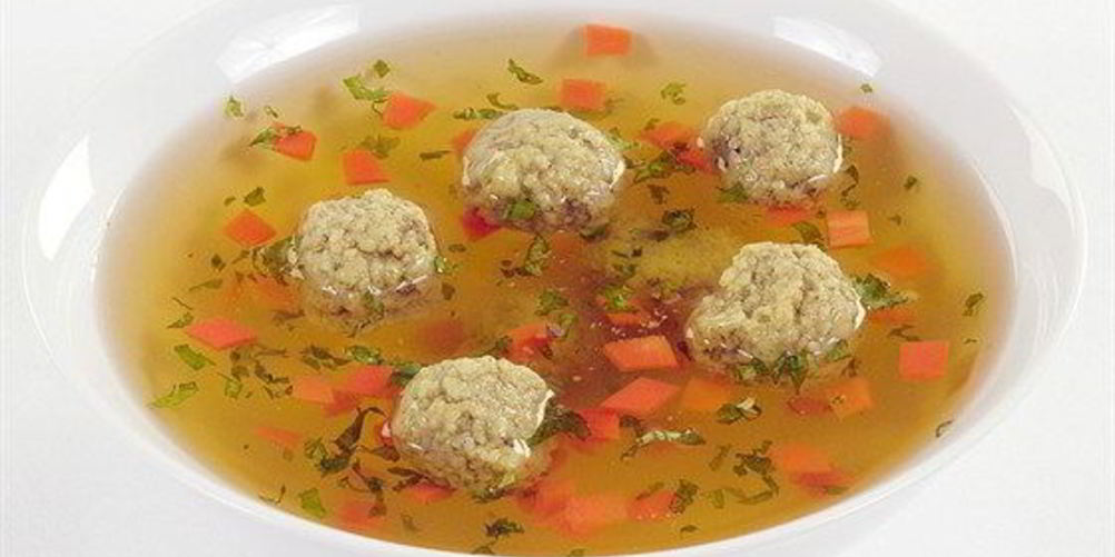 Рецепт сливочный суп с клецками из легкого