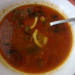 Солянка с говядиной