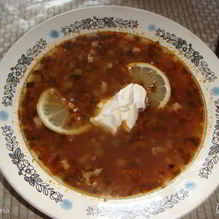 Рецепт Солянка сборная мясная