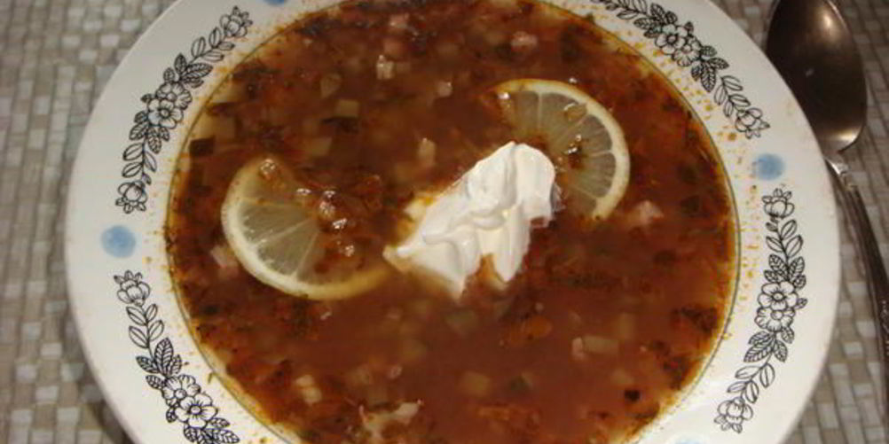 Рецепт солянка сборная мясная