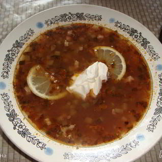 Солянка сборная мясная