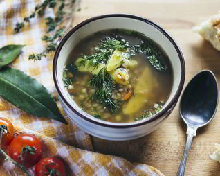 Суп гречневый