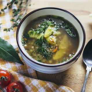 Суп гречневый