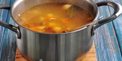 суп грибной из замороженных опят