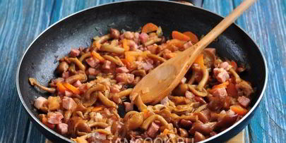 суп грибной из замороженных опят