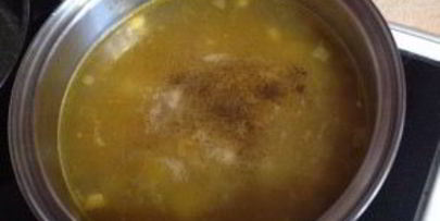 суп грибной с перловкой