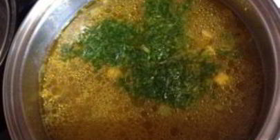 суп грибной с перловкой