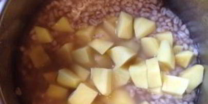 суп грибной с перловкой