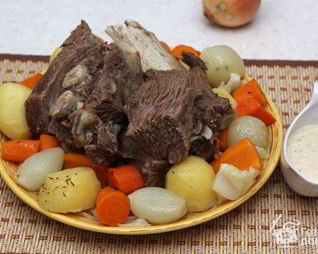 Суп и основное блюдо из говядины