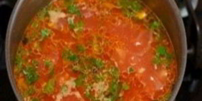 суп из индейки