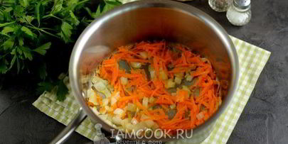 суп из кабачков с плавленным сыром