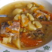 Рецепт Суп из консервированной сайры