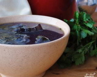 Суп из красной капусты