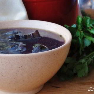 Суп из красной капусты